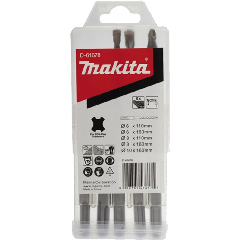 Makita B2S: BETONBOORSET 5-DELIG