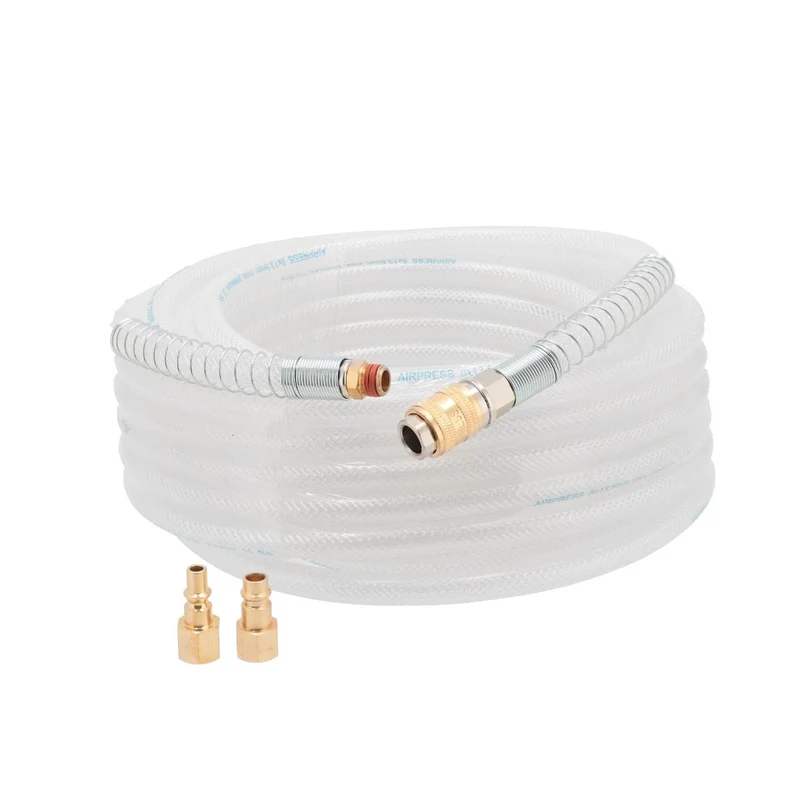 Airpress Luchtslang PVC 15 meter gevlochten 1/4" - 40481