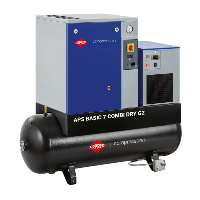 Airpress Schroefcompressor APS 7.5 Combi dry G2 400V - 362957