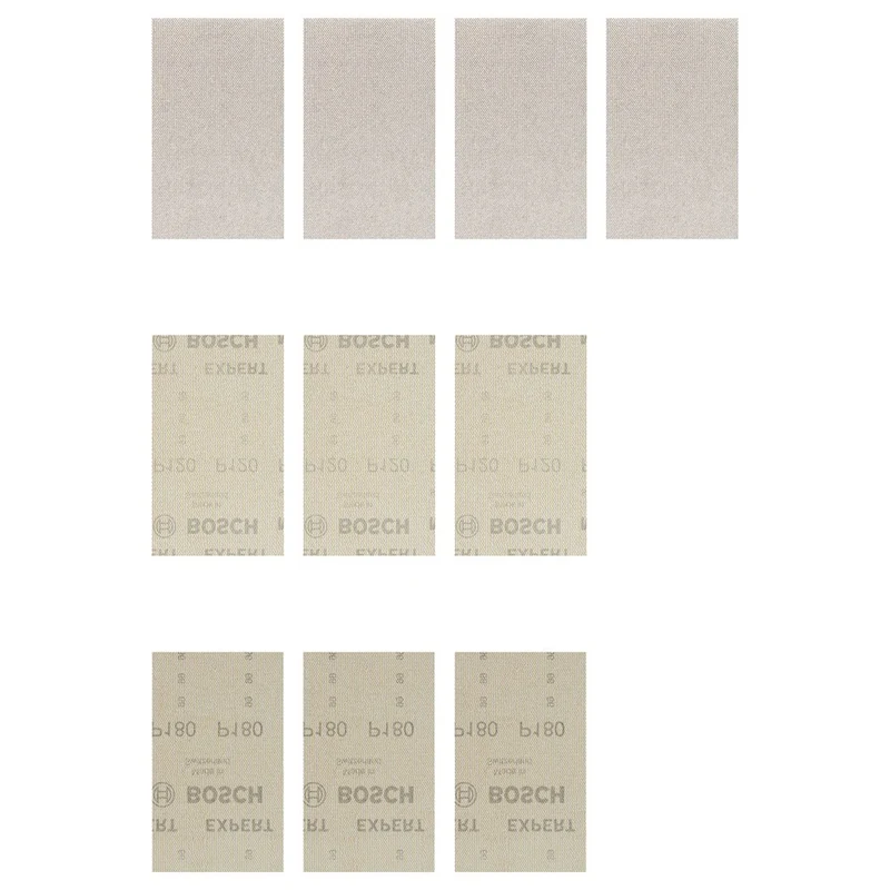 Bosch EXPERT 10-DELIGE SET M480 SCHUURNET BEST FOR WOOD AND PAINT 80 X 133 MM KORREL 8