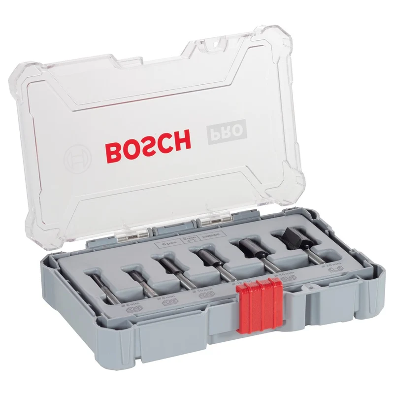 Bosch 6-DELIGE FREZENSET RECHTE SCHACHT 6MM