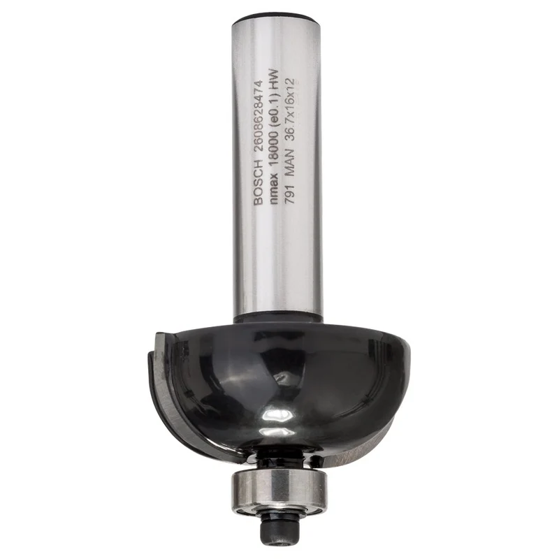 Bosch HALFRONDPROFIELFREES 12 MM, R1 12 MM, D 36,7 MM, L 16 MM, G 70 MM