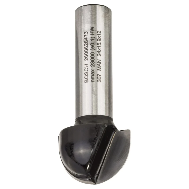Bosch HALFRONDPROFIELFREES 12 MM, R1 12 MM, D 24 MM, L 15,9 MM, G 57 MM