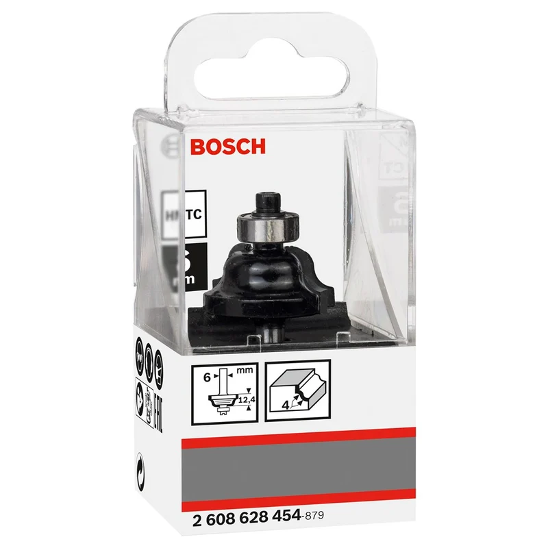 Bosch PROFIELFREES 6 MM, R1 4 MM, D1 28,6 MM, B 8 MM, L 12,4 MM, G 54 MM