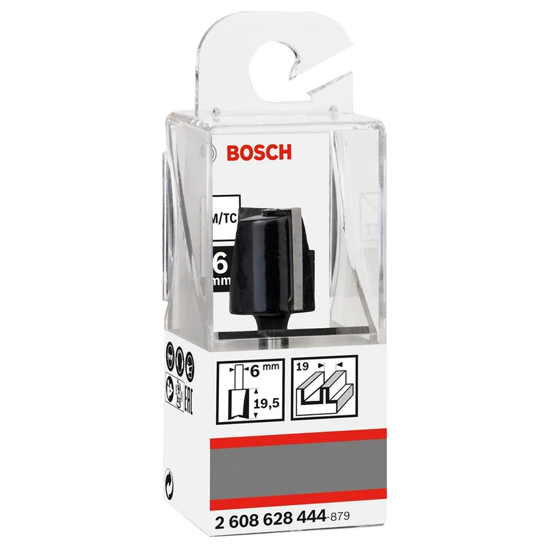 Bosch VINGERFREES 6 MM, D1 19 MM, L 19,5 MM, G 51 MM