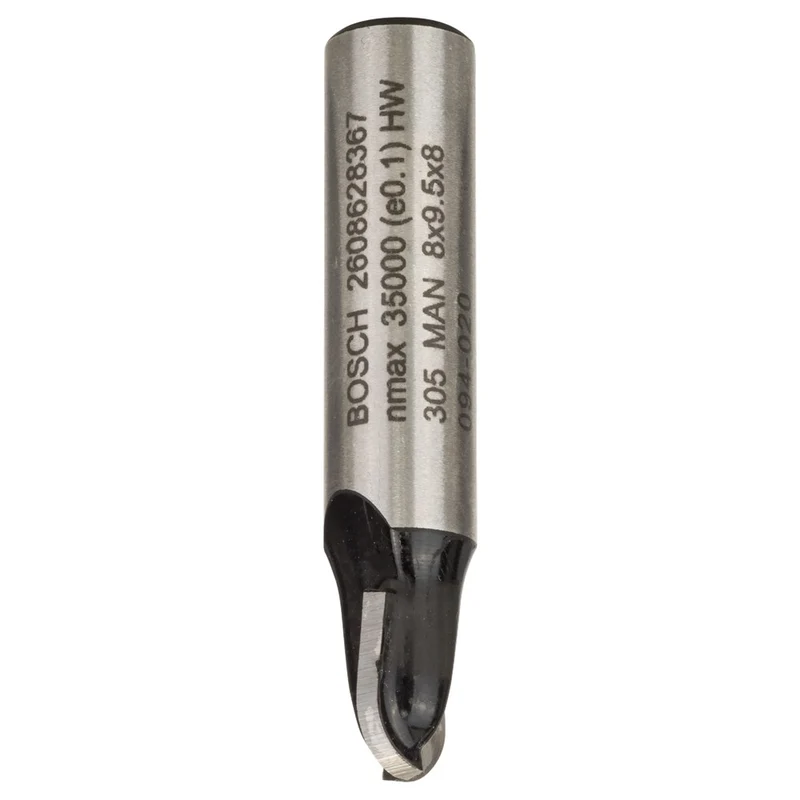 Bosch HALFRONDPROFIELFREES 8 MM, R1 4 MM, D 8 MM, L 9,2 MM, G 40 MM