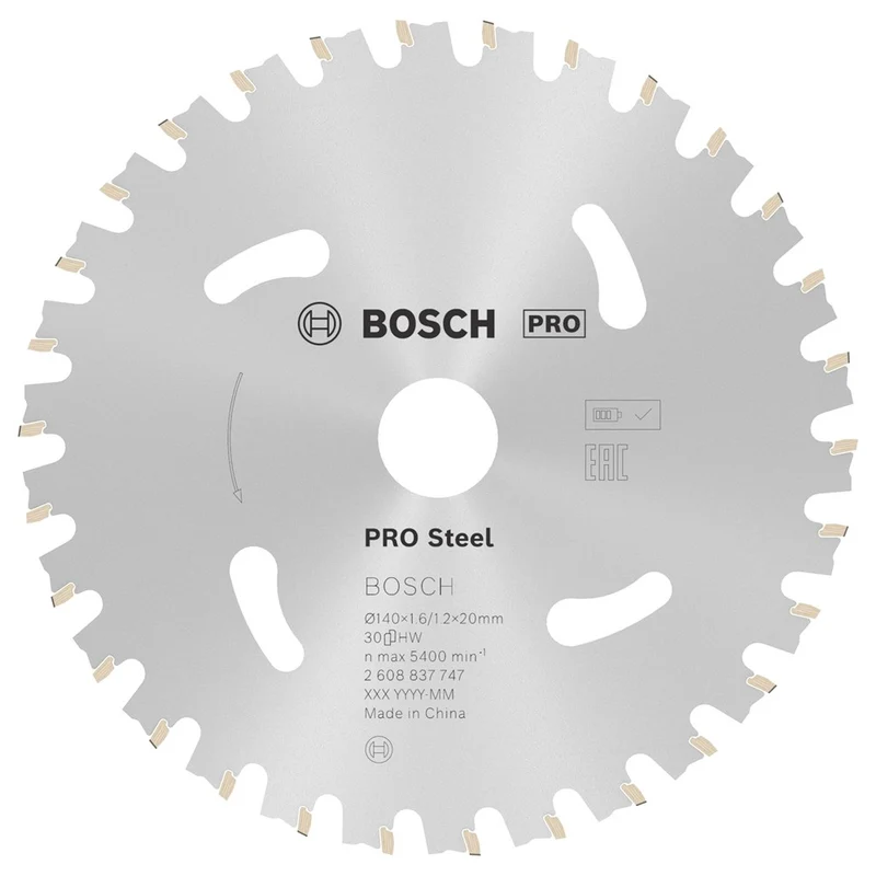 Bosch CIRKELZAAGBLAD STEEL 140X20X1.6/1.2X30T