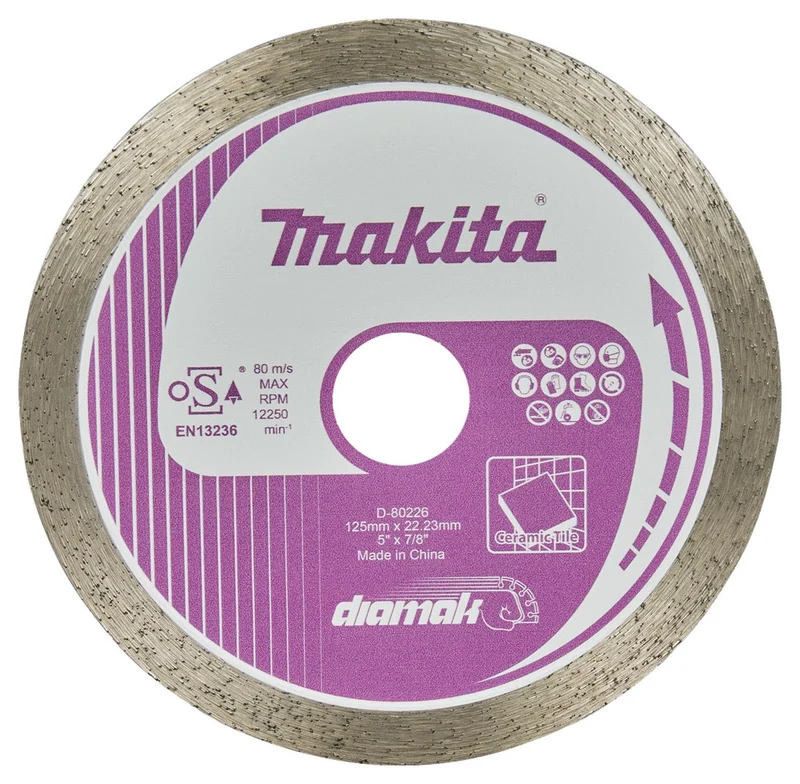Makita Diamantschijf 125x22,23x1,8mm - D-80226