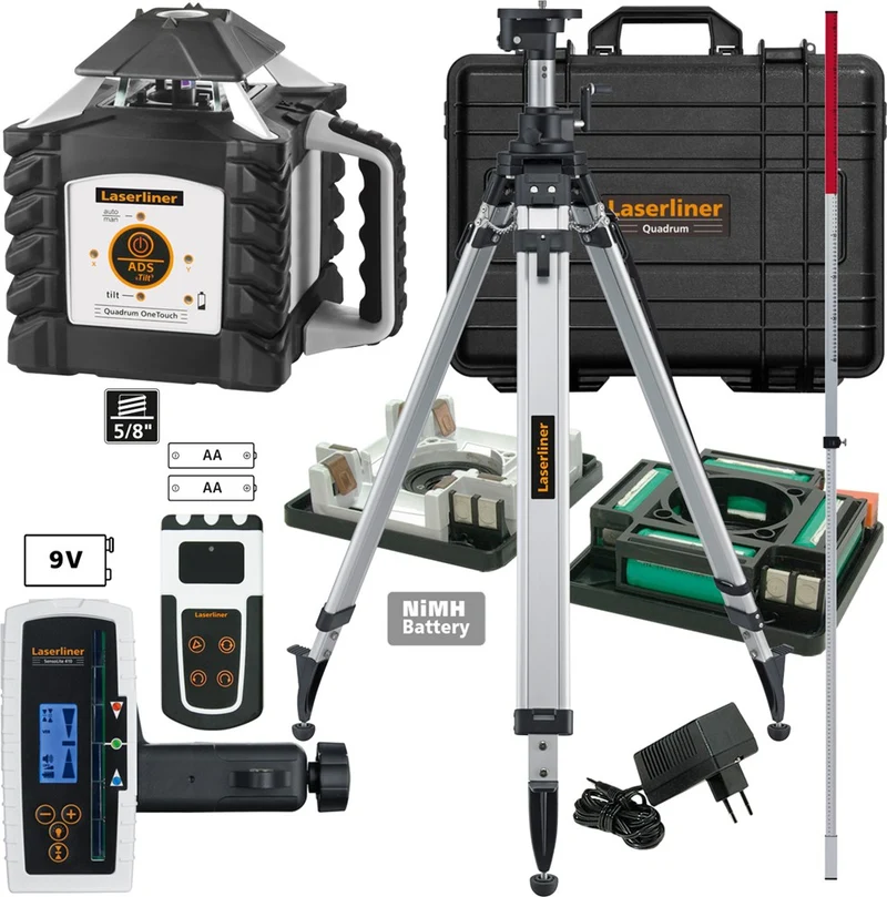 Laserliner QUADRUM ONETOUCH 410 S SET 2 (INCL. P260, FL)