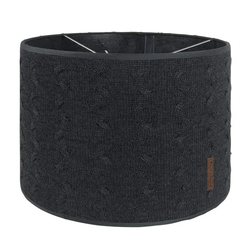 Baby's Only Lampenkap Babykamer Cable Antraciet 30cm