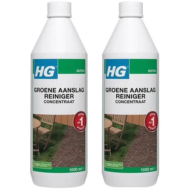 HG groene aanslagreiniger concentraat 1L 9374N - 2 stuks