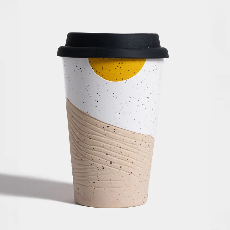 Stoneware Travel Mug