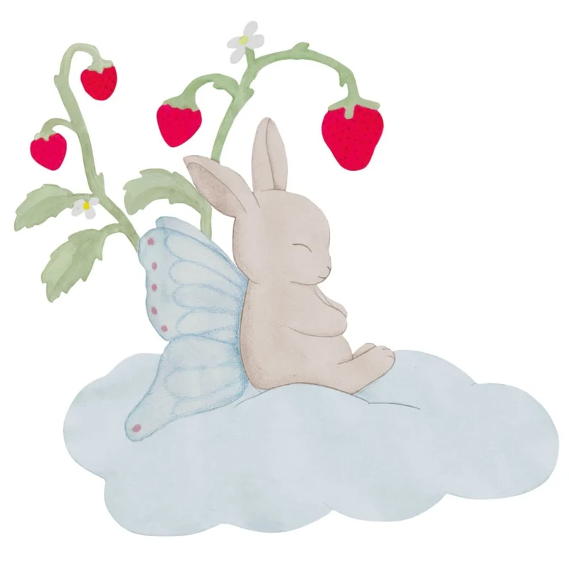 That's Mine Muursticker Strawberry Dreams Beige
