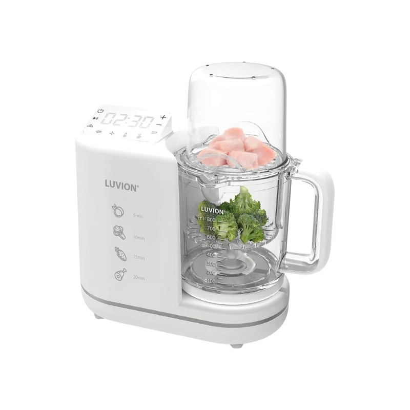 Luvion Stoomkoker-mixer 6-in-1 BabyBlend+ Wit