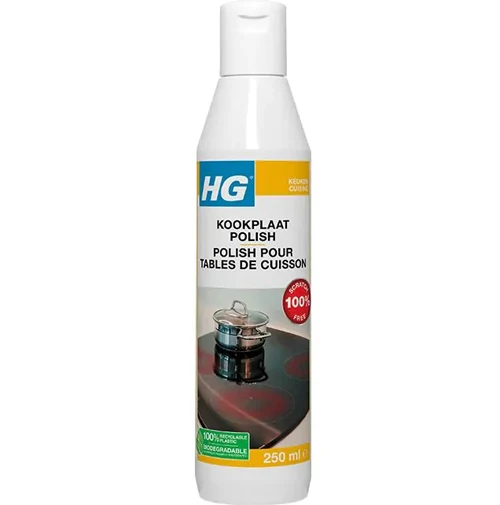 HG kookplaat polish + Gratis KwastenDiscounter spons