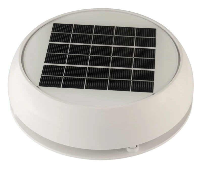 3" Day/Night Solar Vent - White