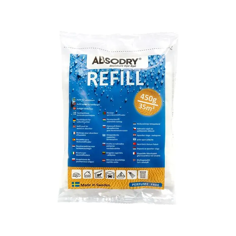 ABSODRY Luchtontvochtiger navul 450GR