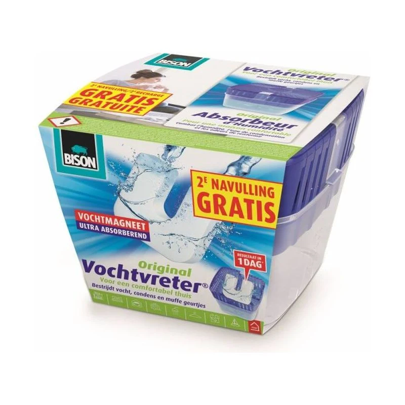 Bison Vochtvreter met 2 navul dev 450gr