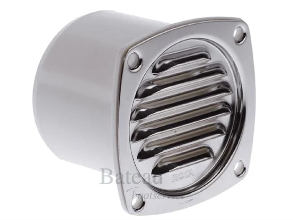 Ventilatie rooster RVS 82 x 82mm met felns