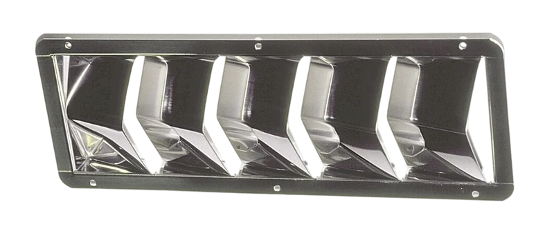Ventilatierooster rvs 326x114mm