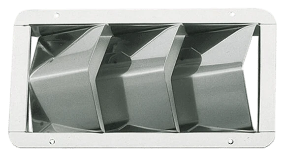 Ventilatierooster rvs 205x114mm
