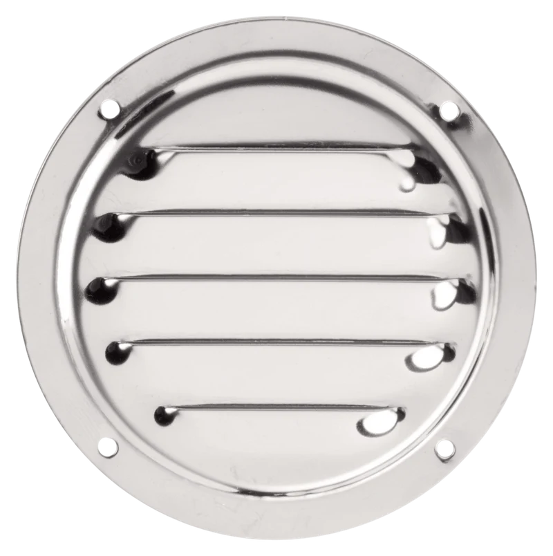 Ventilatierooster rond RVS 102mm