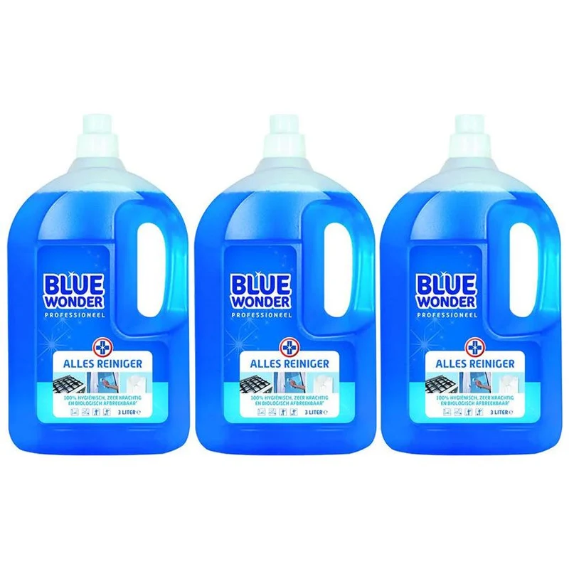 Blue Wonder Professioneel Alles-reiniger Dop - 3 stuks + gratis KD Spons