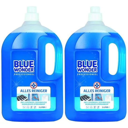 Blue Wonder Professioneel Alles-reiniger Dop - 2 stuks + gratis KD Spons
