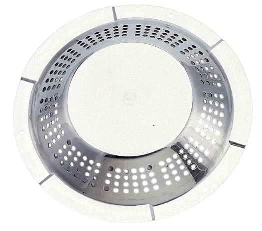 Rvs dekventilator 125mm