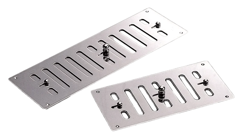 Ventilatierooster met gaas 152x76mm