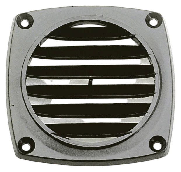 Ventilatierooster abs 94x94mm wit