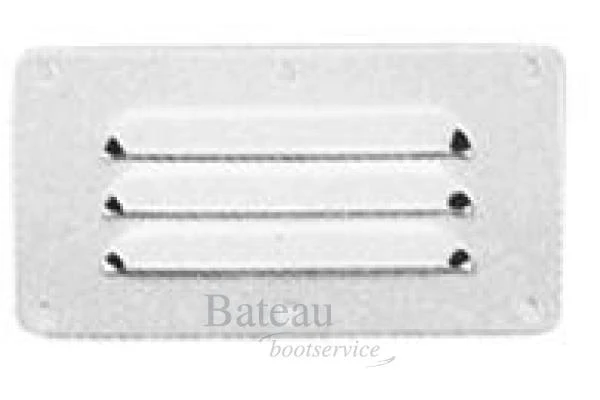 Ventilatierooster RVS 63 x 127 mm
