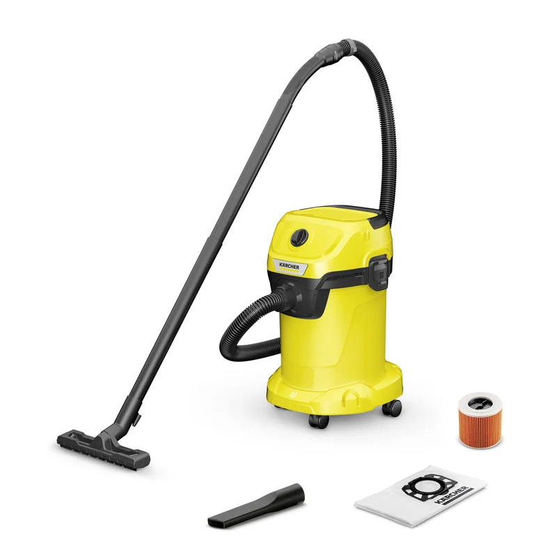 Karcher WD 3 V-19/6/20 voor droog, nat, fijn, grof zuigen