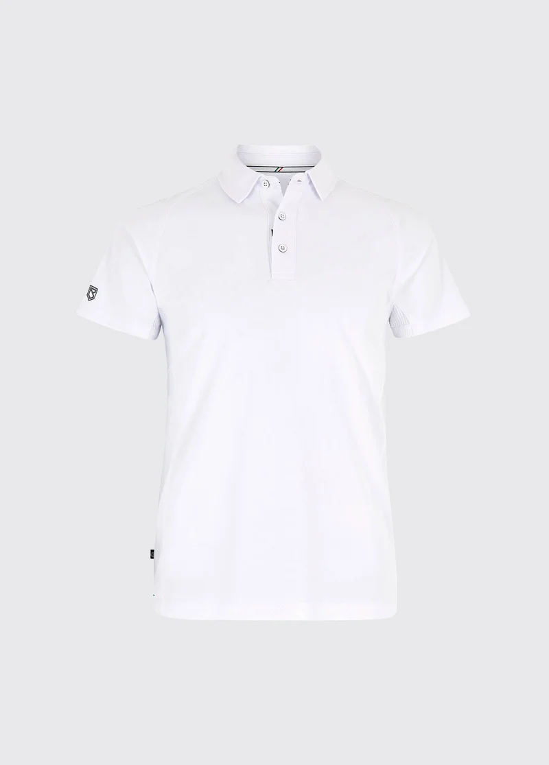 Menton Technisch Poloshirt UPF 50 Heren - White