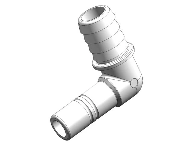 Whale WX1592B Bocht adapter 90° 3/8" - 15mm