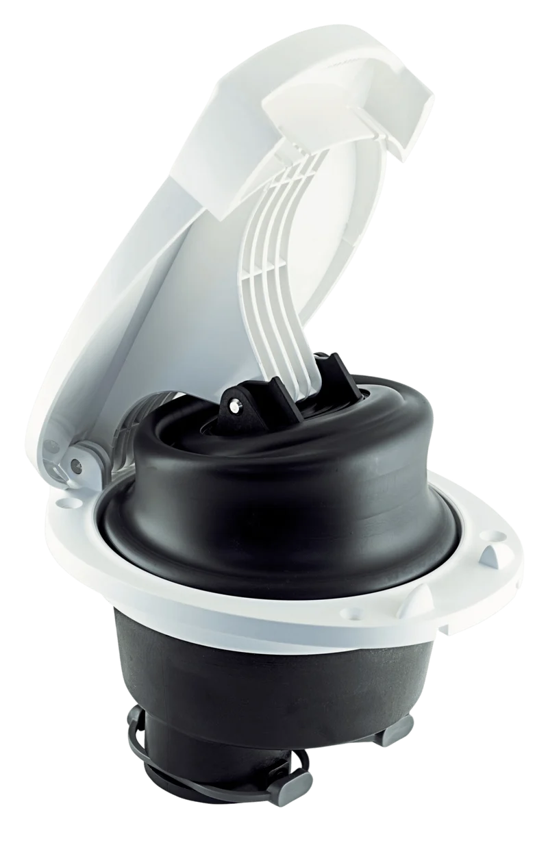 Albinus Bilge pomp manueel flush mount wit