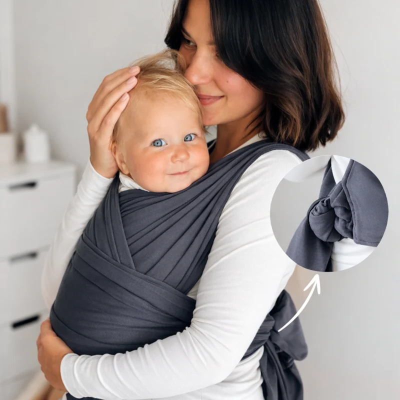 Baby Draagdoek - Comfortabel & Ergonomisch Dragen