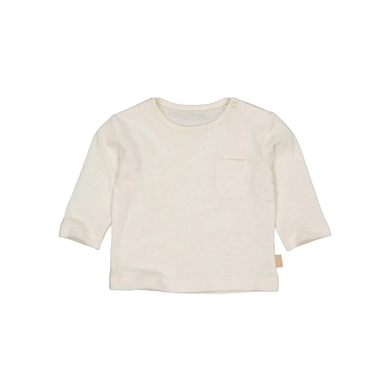 Levv t-shirt lange mouw,m56,creme,Boys