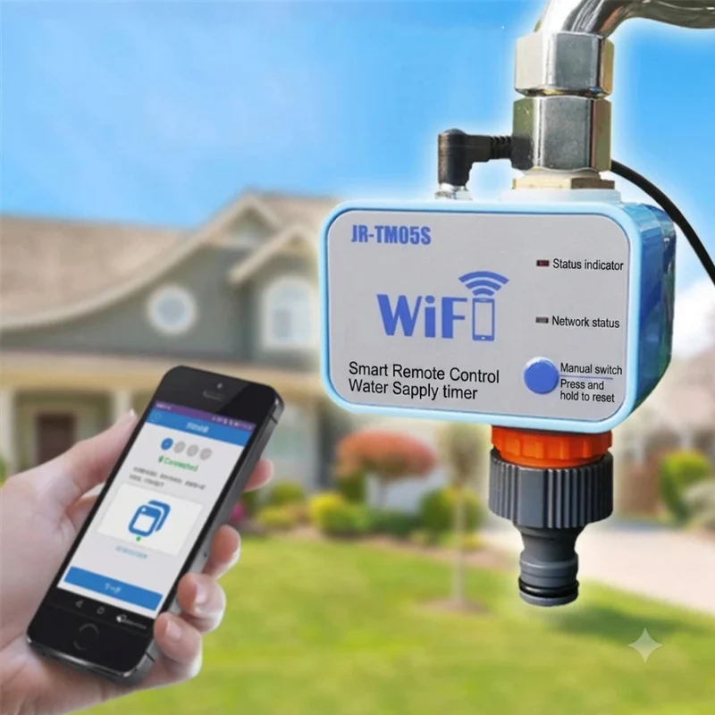 Slimme wifi-controller voor tuinirrigatie - bediening op afstand