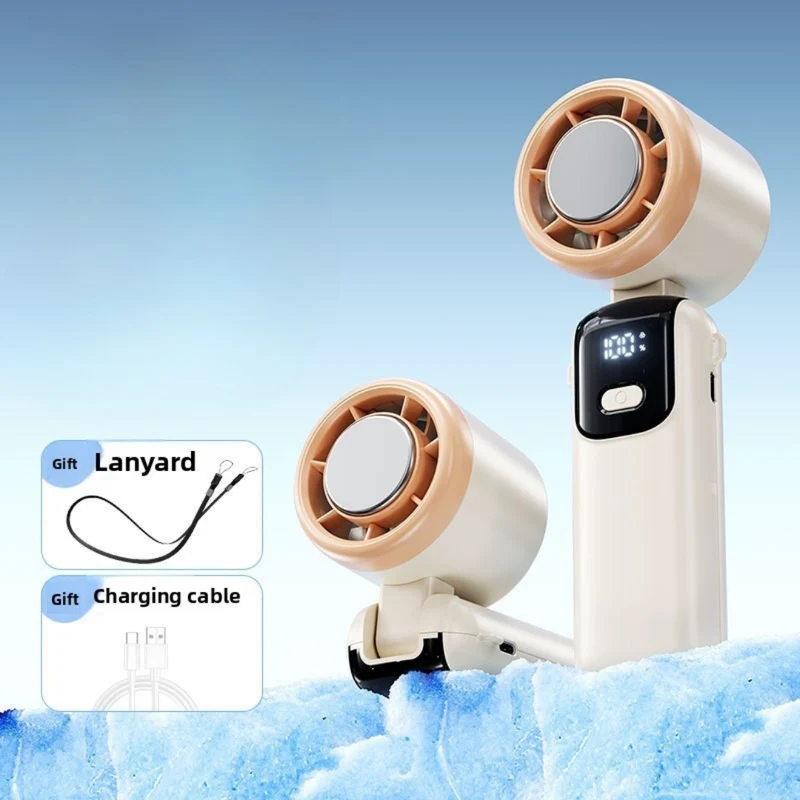 Mini ventilator - Opvouwbare Handventilator Met Koelpak