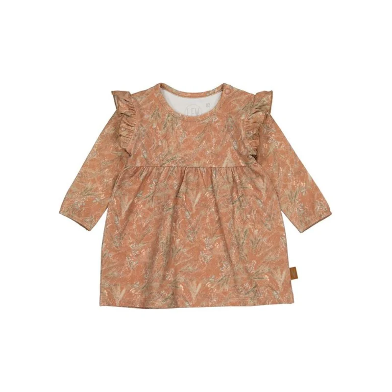 Levv jurk, m 56, AOP Brown Mocha Flower,girl