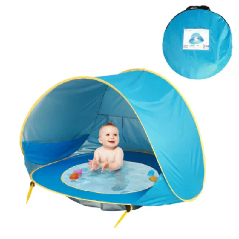 Baby strandtent - Pop-up Zon-Bescherming Tent met Waterbad