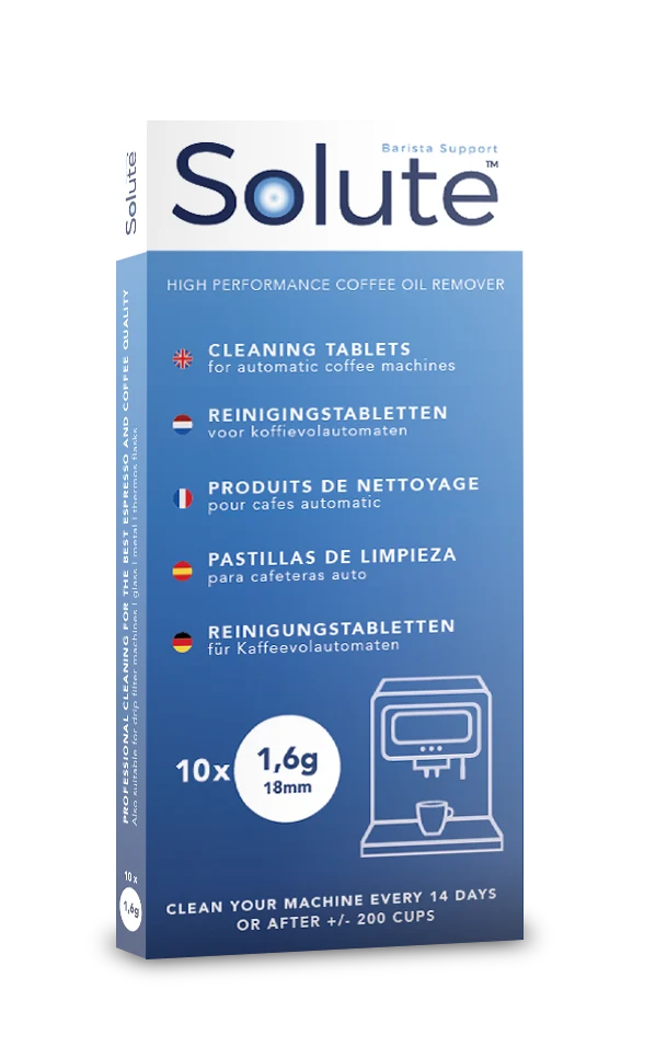 Solute reinigingstabletten 10 tabs blister 1.6 g 18 mm