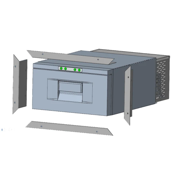 CN Comfort Inbouwframe D30 koellade zwart