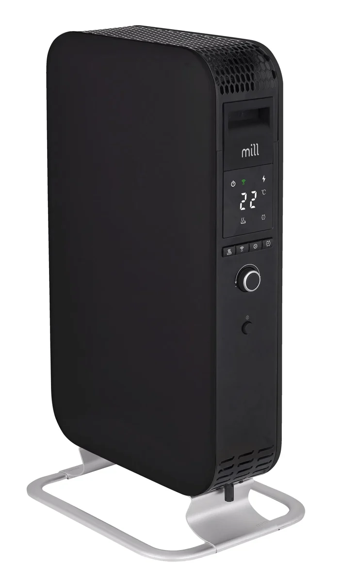 Mill OIL1500WIFI3 Black olieradiator kachel geschikt tot 22m2 ruimte